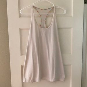 White Lululemon Racerback Tank